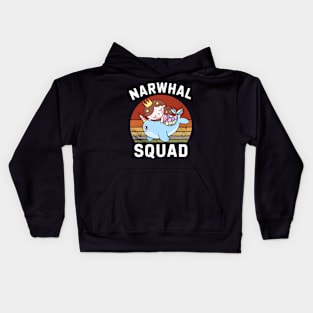 Narwhal Squad Kids Hoodie